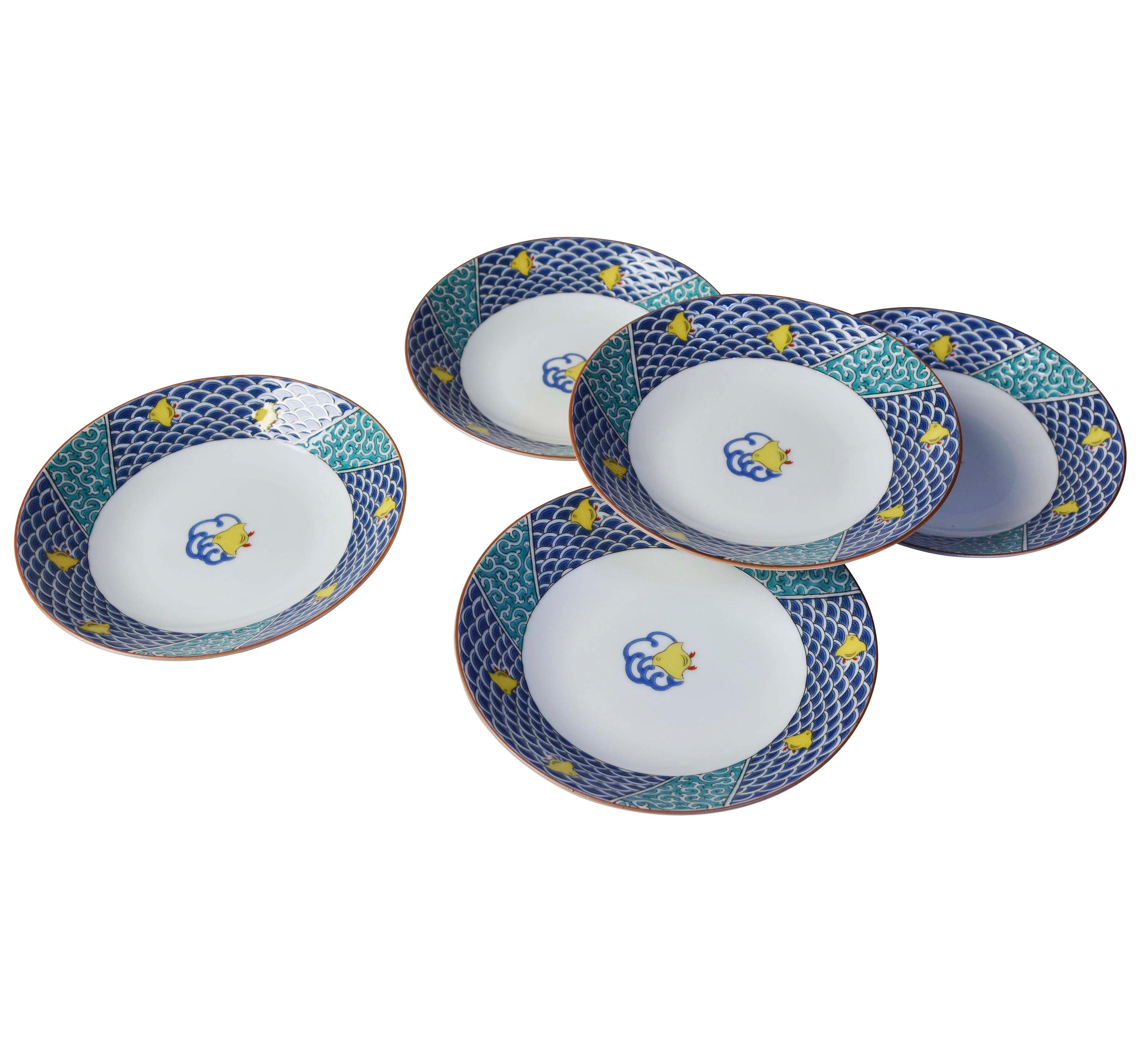 5号皿揃 青海波千鳥 SK-322 – SEIKOU ONLINE
