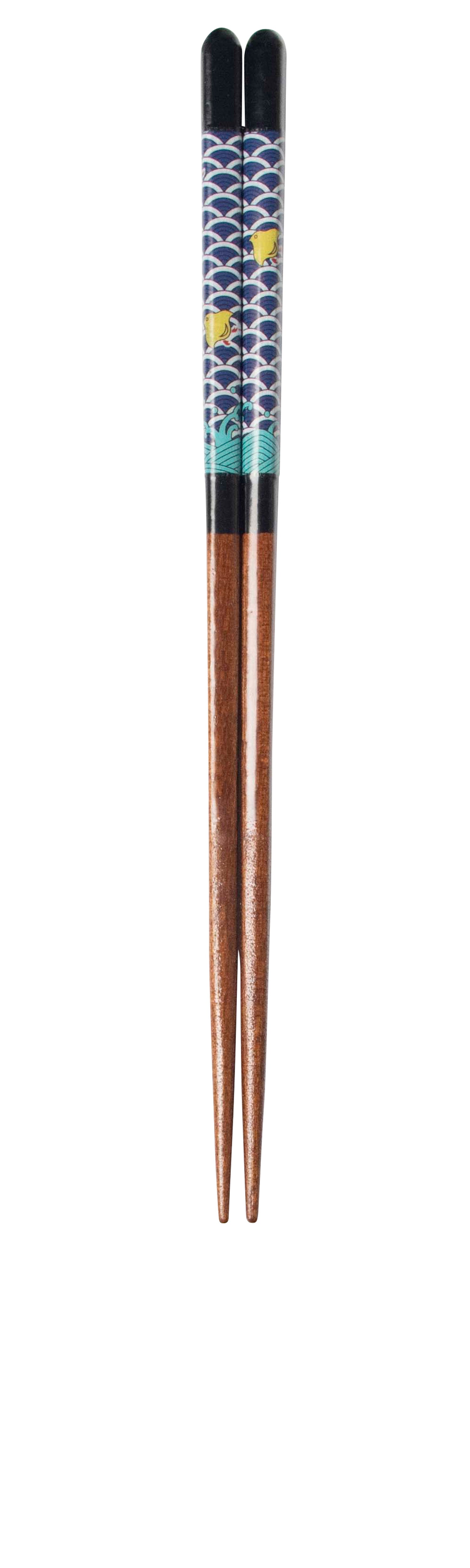 九谷色絵×若狭塗箸 千鳥 IC-15B (黒23cm) – SEIKOU ONLINE