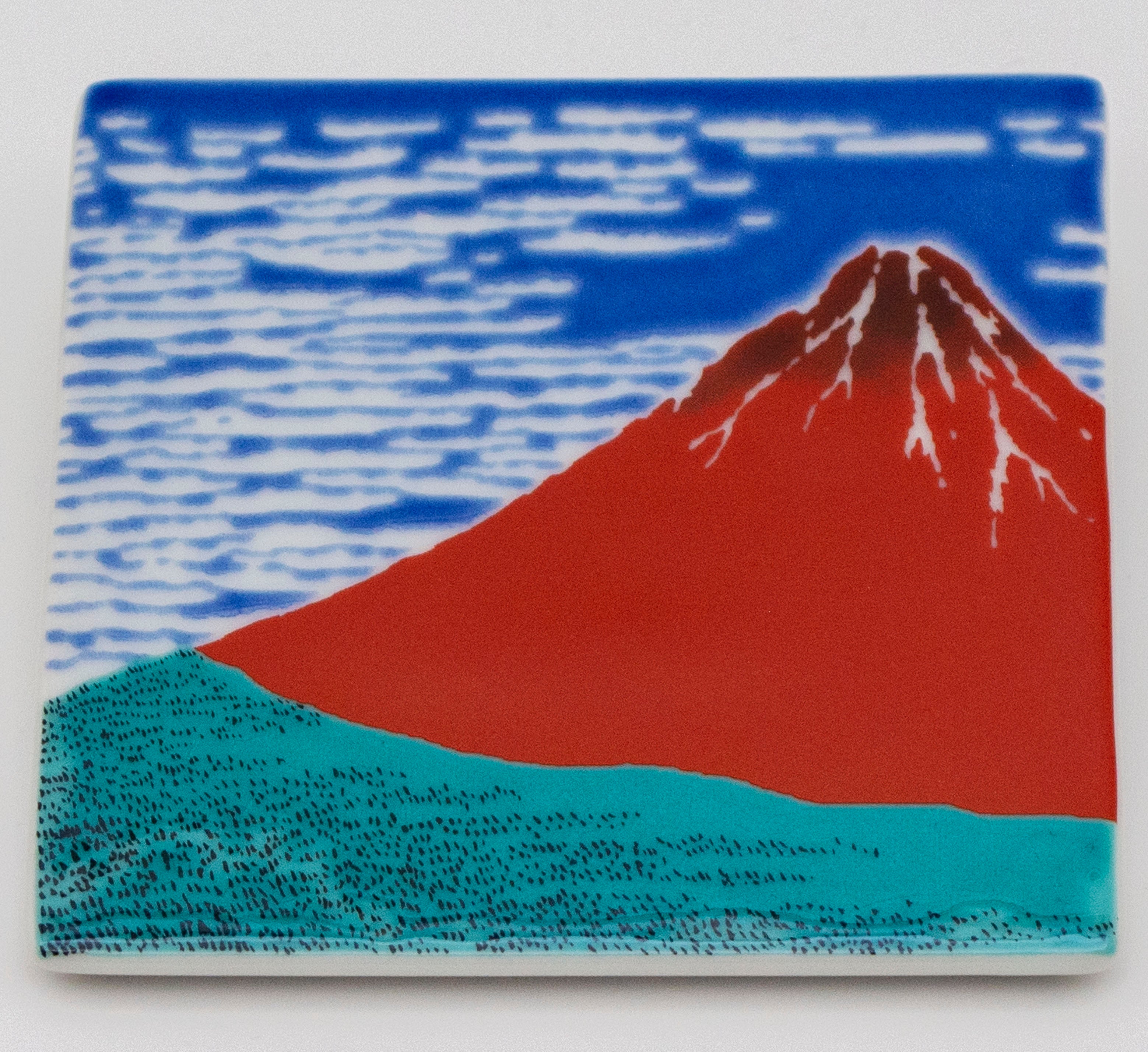 SQUARE PLATE 北斎 赤富士 SP-13 – SEIKOU ONLINE