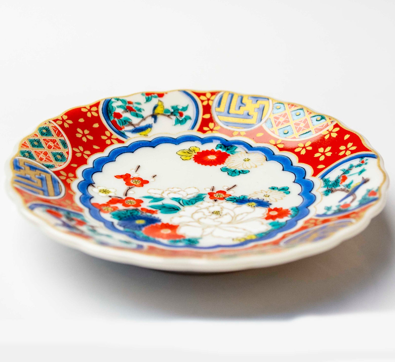 新素材新作 庄三風 時代画 3号菊皿 SK-408-S ONLINE SEIKOU – 皿・プレート