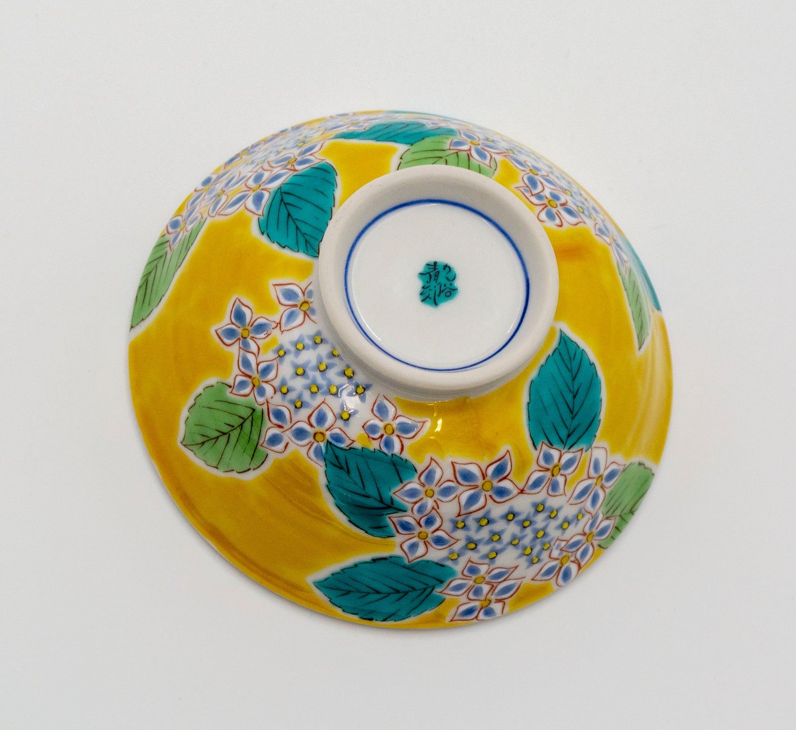九谷焼　色絵花柄漆器椀 直径約15cm 九谷焼 色絵花柄漆器椀 直径約15cm 九谷焼 色絵花柄漆器椀 直径
