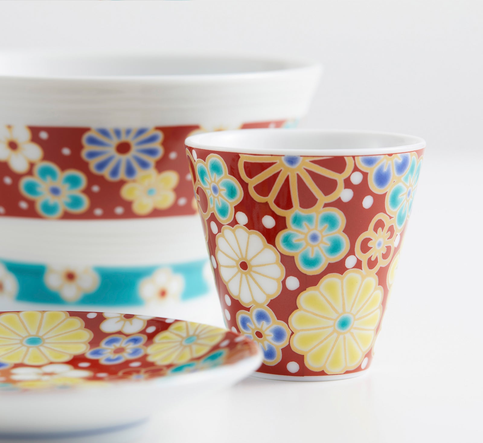 豆汝　陶器 末晴窯】丸箸置き豆皿/水玉（7.5cm） | 【丹波のイロドリ】丹波