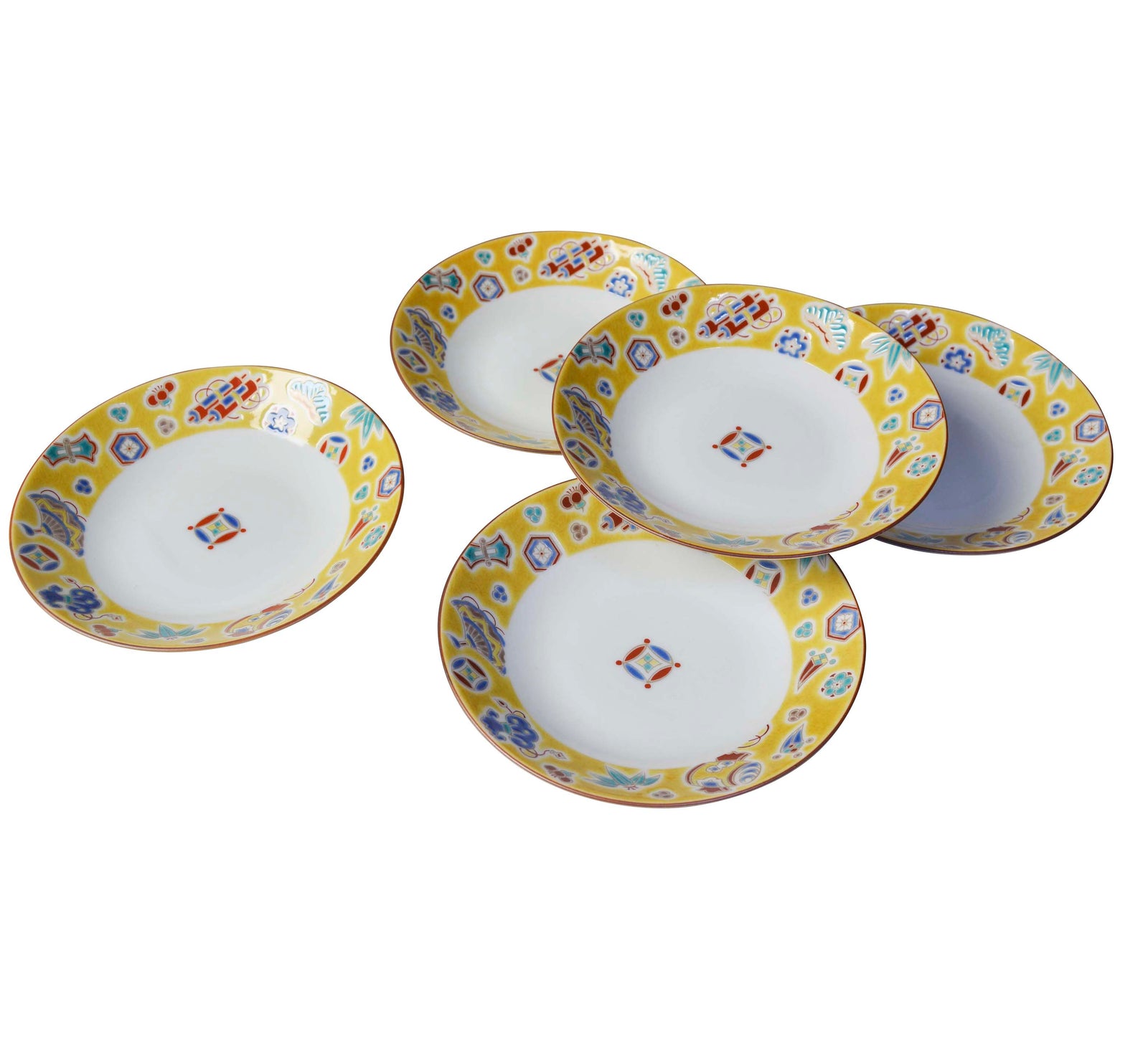 黄交趾　土器皿　 6枚セット 5号皿 黄交趾 SK-323-P（単品） – SEIKOU ONLINE
