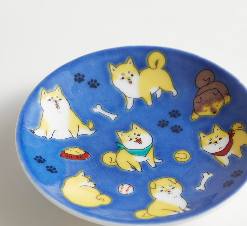 縁起豆皿　招き猫　KSO-307