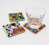 SQUARE PLATE 菱文　SP-06