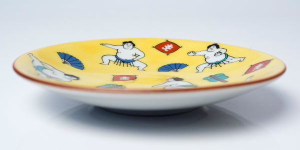 縁起小皿　お相撲さん　KSO-215