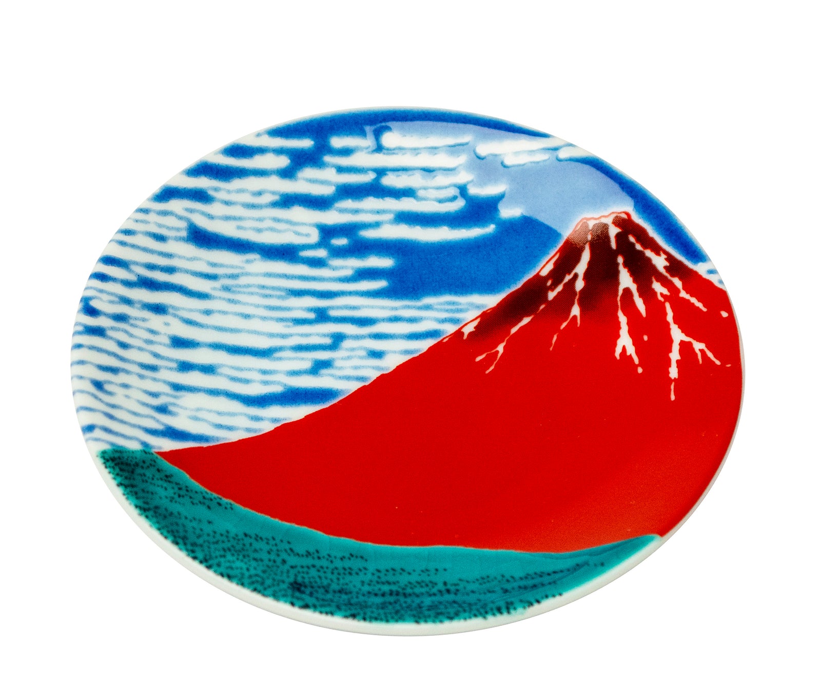 縁起豆皿 赤富士 KSO-324 – SEIKOU ONLINE