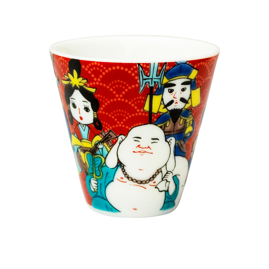 七福神　周峰作 盆のり七福神 (豆）・縁起物 / 京都の人形・こけし・和雑貨通販