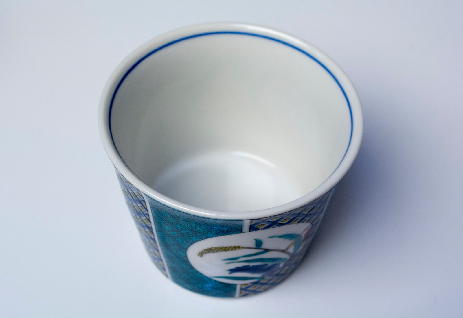 猪口 古九谷色絵鶉草花図 MCF-09 – SEIKOU ONLINE