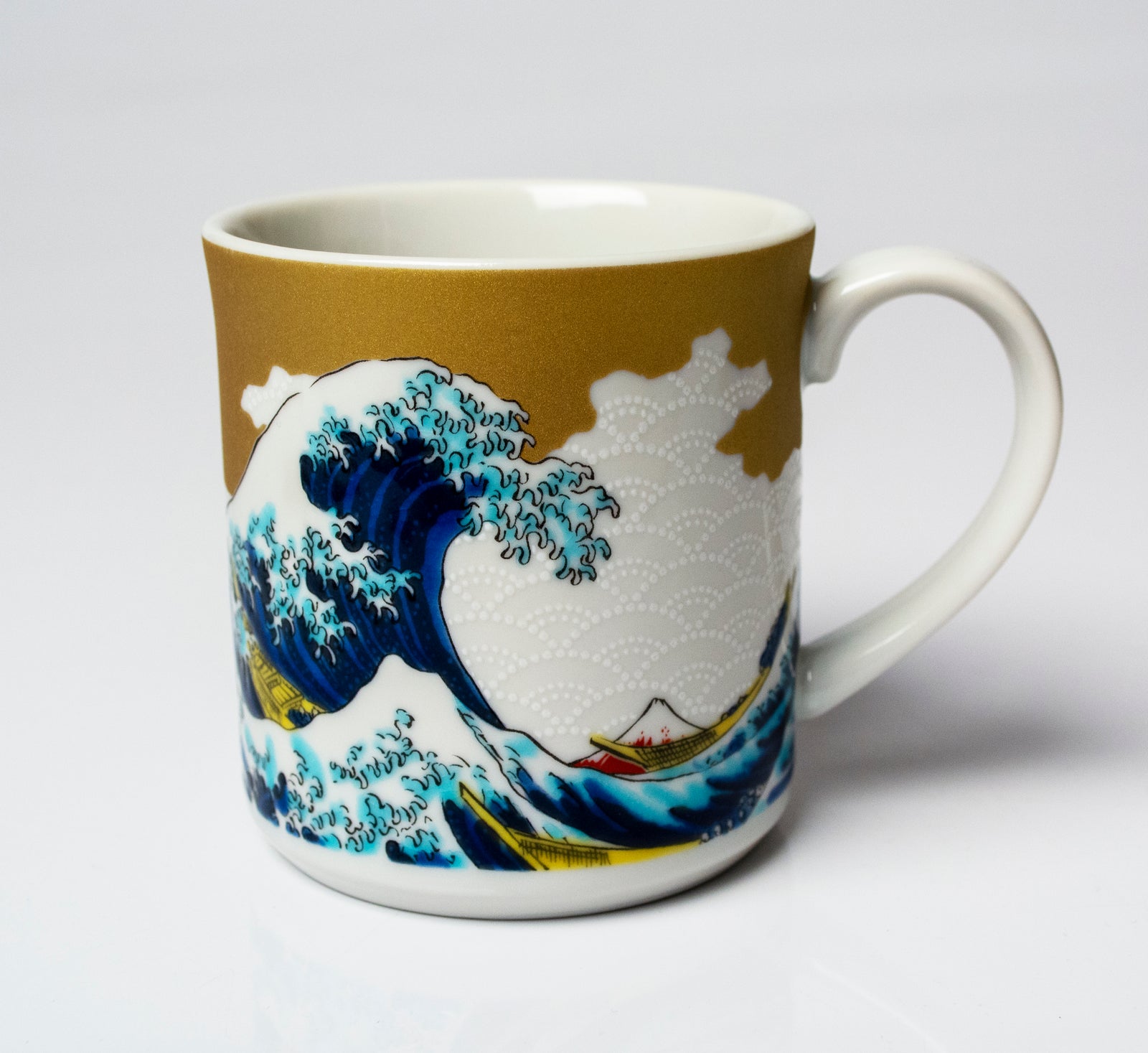 九谷焼　新品　角皿4枚　マグカップ2点 マグカップ 桜に目白 / 大志窯 | - 九谷焼通販 陶らいふ｜九谷焼